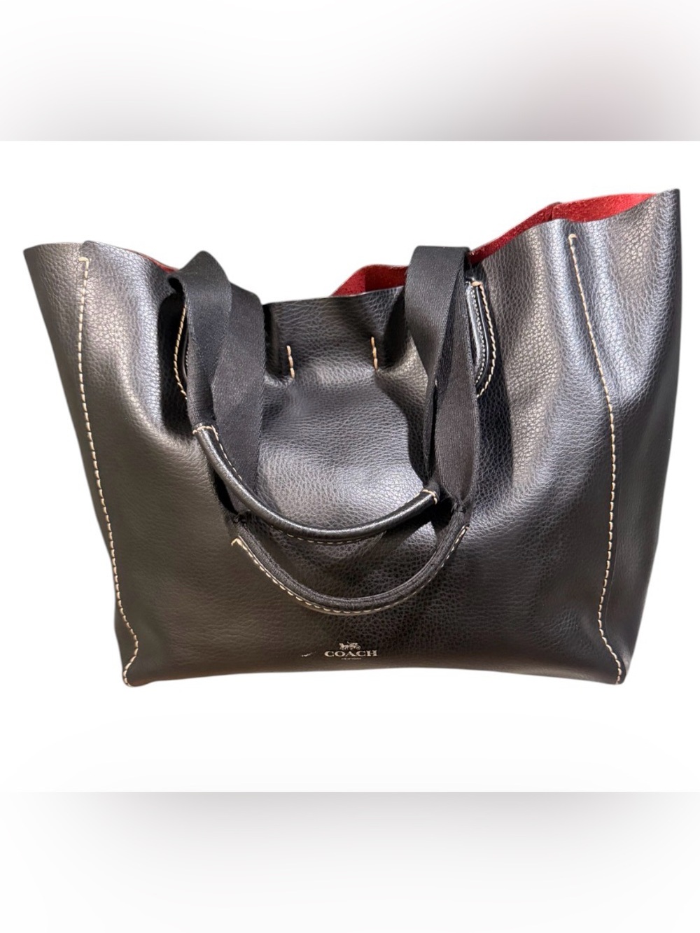 Coach Derby Tote Leather Shoulder -Preowned